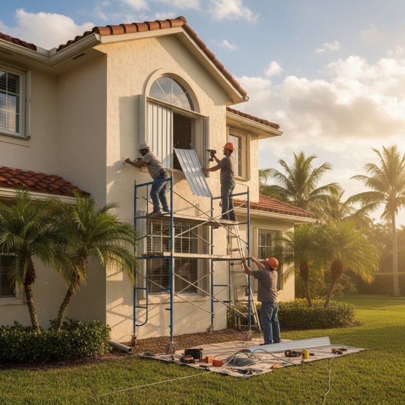 Storm Windows Installation detail